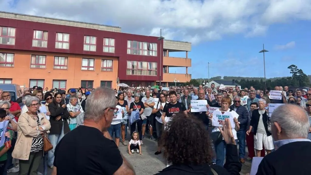 Mobilizaci&oacute;n en Xove. (Foto: N&oacute;s Diario)