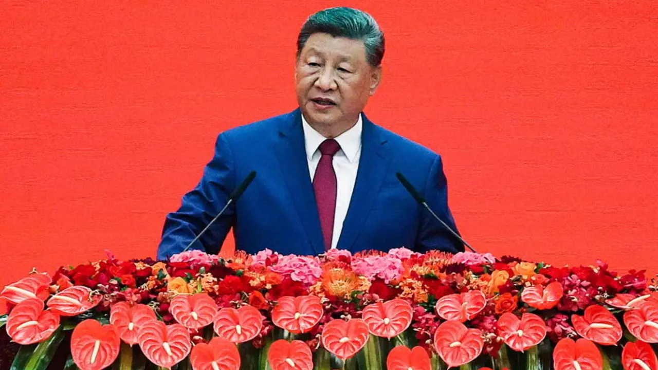 O l&iacute;der chin&eacute;s Xi Jinping, o 3 de setembro de 2025 en Beijing, na conmemoraci&oacute;n polo 80 aniversario da fin da Segunda Guerra Mundial. (Foto:
Vladimir Smirnov / TASS v&iacute;a ZUMA P / DPA v&iacute;a Europa Press)