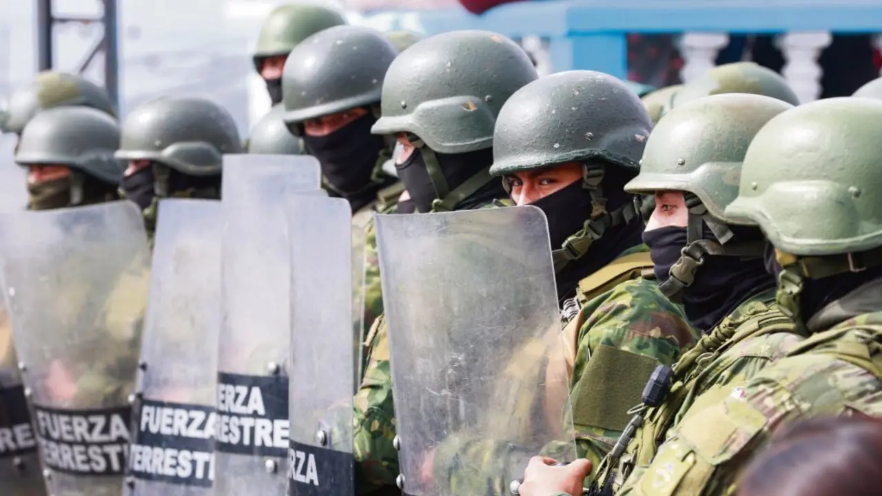 Forzas Armadas do Ecuador. (Foto: Europa Press / Contacto / Ricardo Landeta)