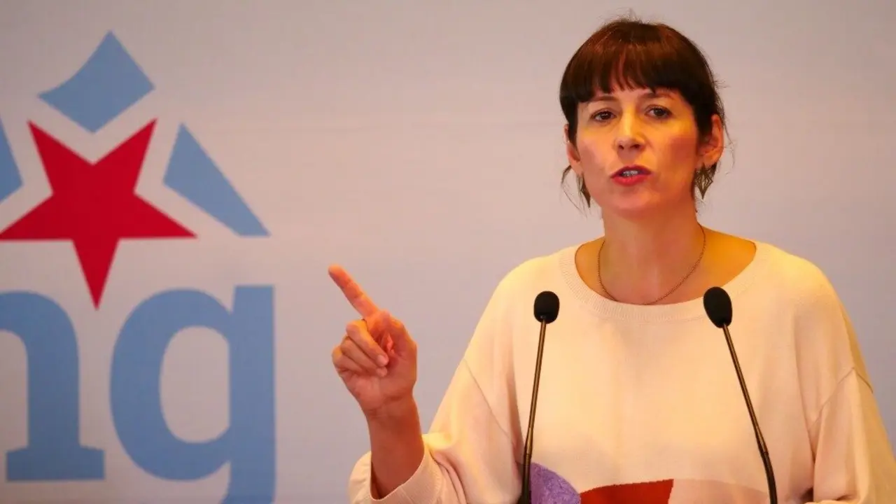A portavoz nacional do BNG, Ana Pont&oacute;n. (Foto: N&oacute;s Diario)
