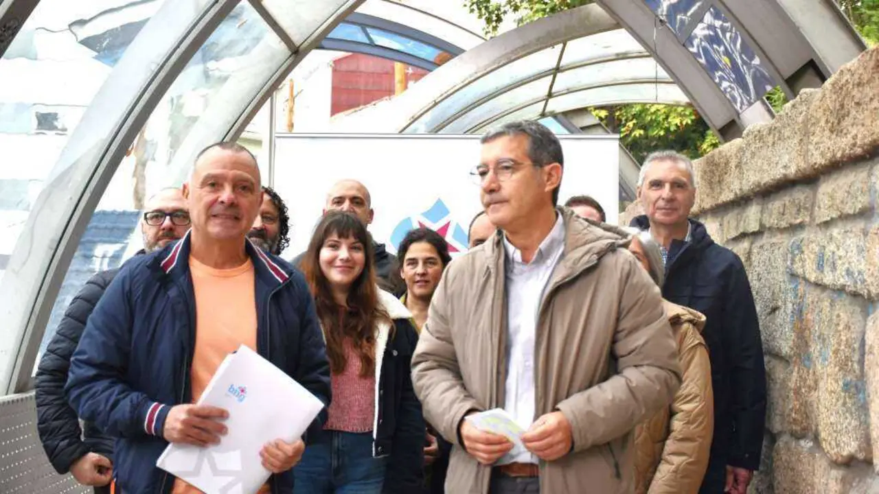 Xos&eacute; Manuel Puga e Iago Tabar&eacute;s, esta segunda feira 20 de outubro. (Foto: N&oacute;s Diario)