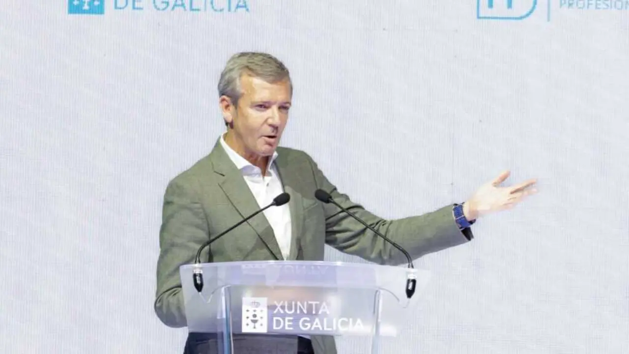 O presidente da Xunta da Galiza, Alfonso Rueda, este 30 de outubro. (Foto: Xunta da Galiza)