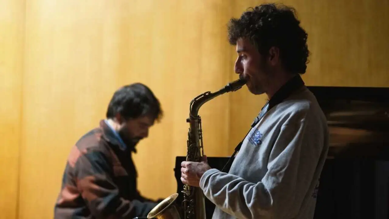 Sunil L&oacute;pez, ao piano, e Miguel Seoane, co saxof&oacute;n, esta quinta feira 6 de novembro ao remate das xornadas. (Foto: CCG)