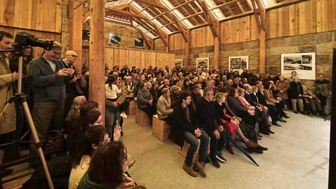 Inauguraci&oacute;n do conxunto muse&iacute;stico das carpintar&iacute;as de ribeira moa&ntilde;esas, esta sexta feira 7 de novembro. (Foto: N&oacute;s Diario)
