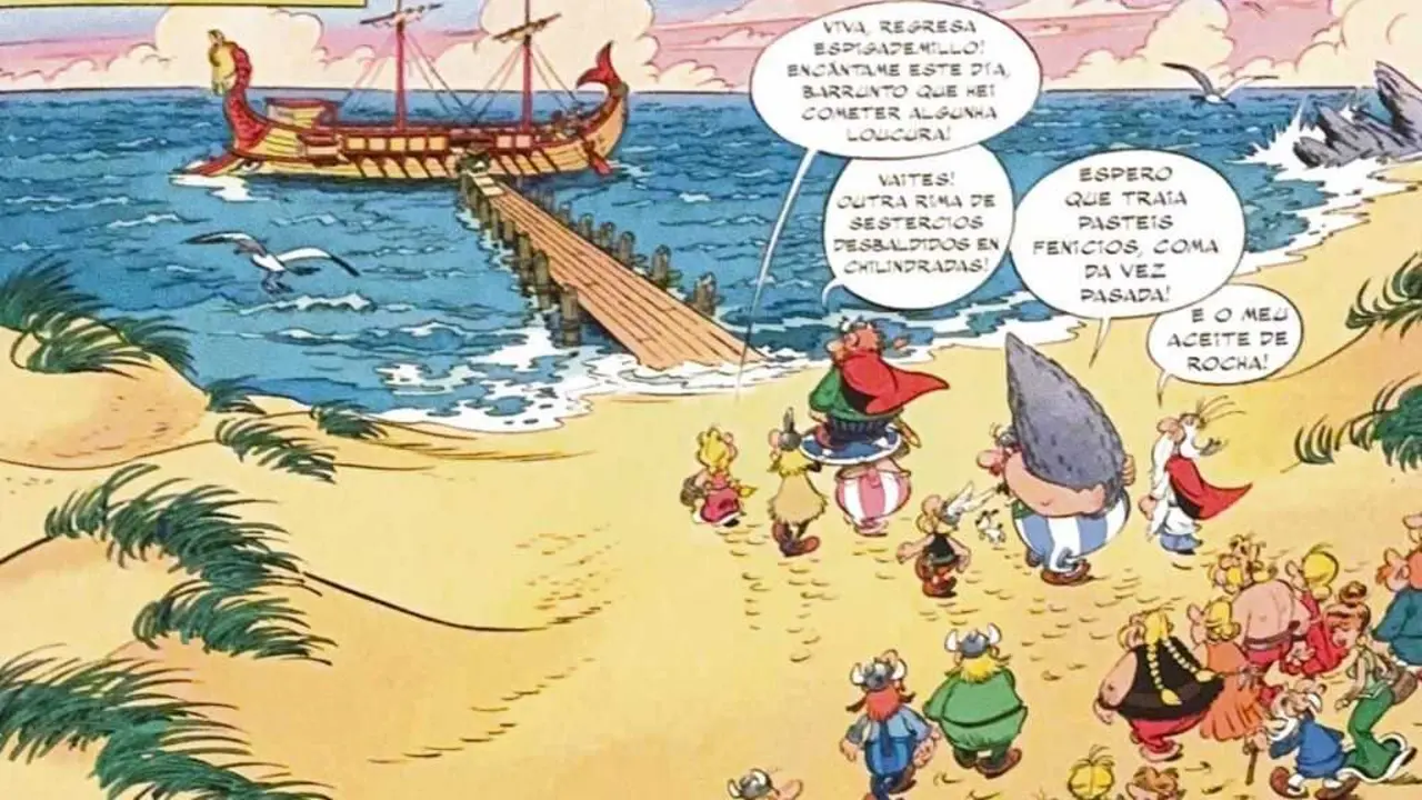 Detalles de 'Ast&eacute;rix en Lusitania', de Fabcaro e Didier Conrad. (Foto Fabcaro e Didier Conrad)