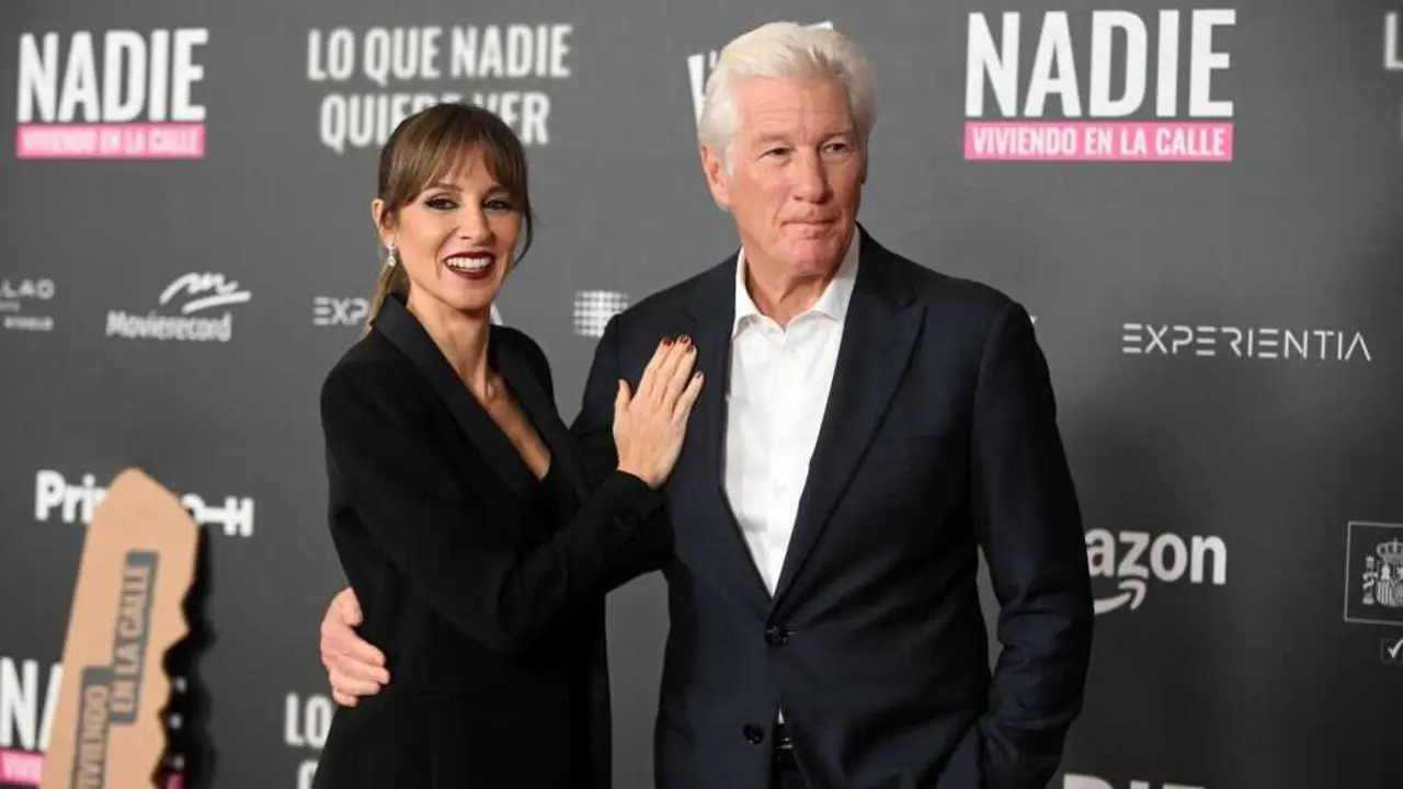 Alejandra Silva e Richard Gere. (Foto: Jos&eacute; Oliva / Europa Press)