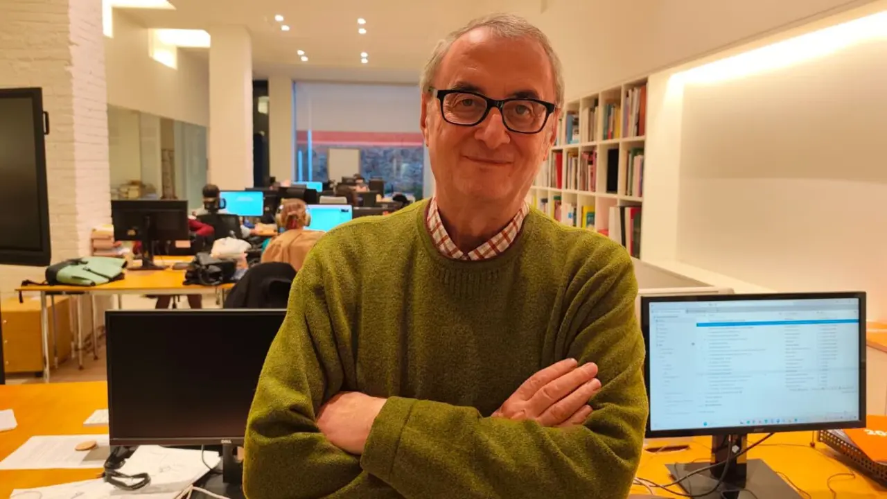 Vicent Partal, director de 'VilaWeb'. (Foto: Yuri Carrazoni)