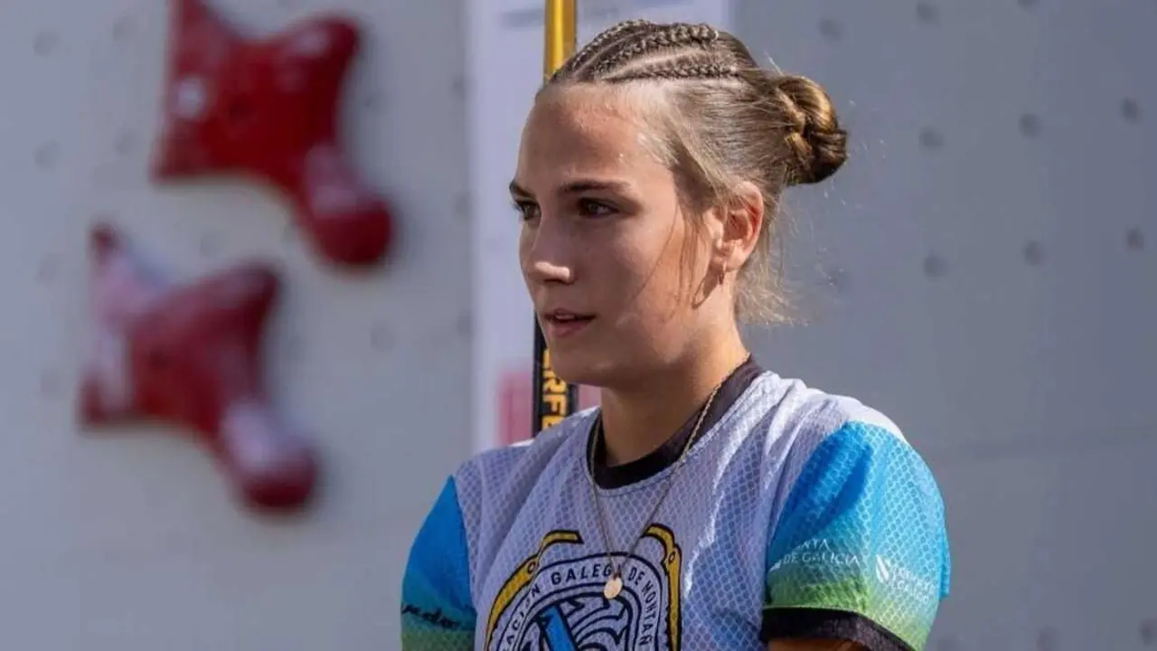 A mugardesa Irene G&oacute;mez, na primeira proba da Copa estatal que decorreu en Madrid. (Foto: N&oacute;s Diario)