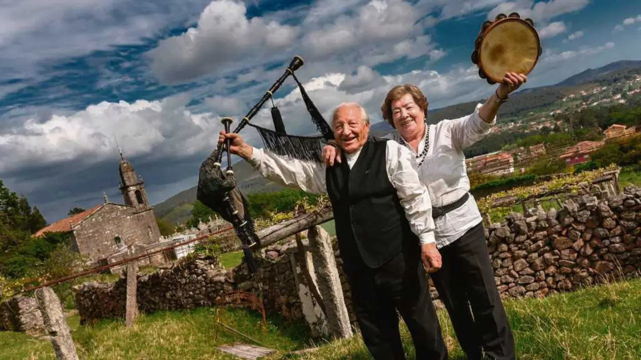 Xos&eacute; e Maruxa, dos Rosales de Asados. (Foto: Vicente Ansola)