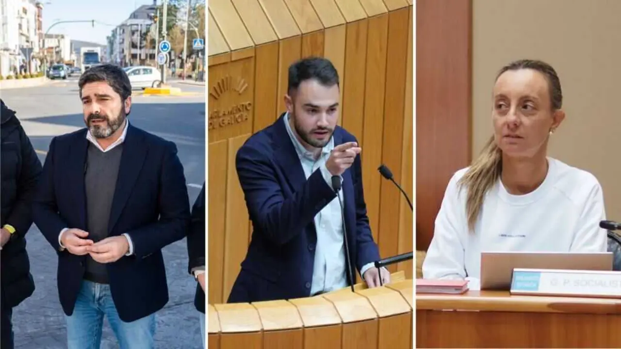 Roberto Fern&aacute;ndez, Iago Su&aacute;rez e Paloma Castro. (Foto`: N&oacute;s Diario)