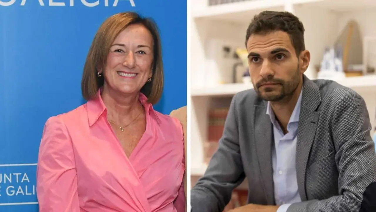 Mar&iacute;a Jos&eacute; Echevarr&iacute;a e Pablo Fern&aacute;ndez. (Foto: Xunta da Galiza)