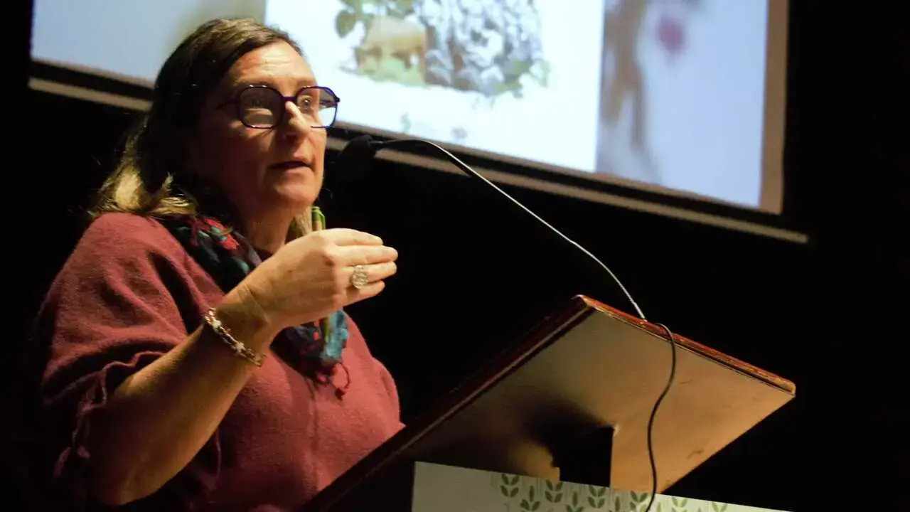 Mar&iacute;a Ferreiro, secretar&iacute;a xeral do SLG. (Foto: N&oacute;s Diario)