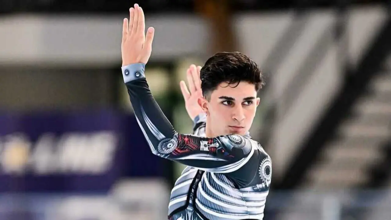 O patinador gondomar&eacute;s Joel Ribeiro. (Foto: FGP)