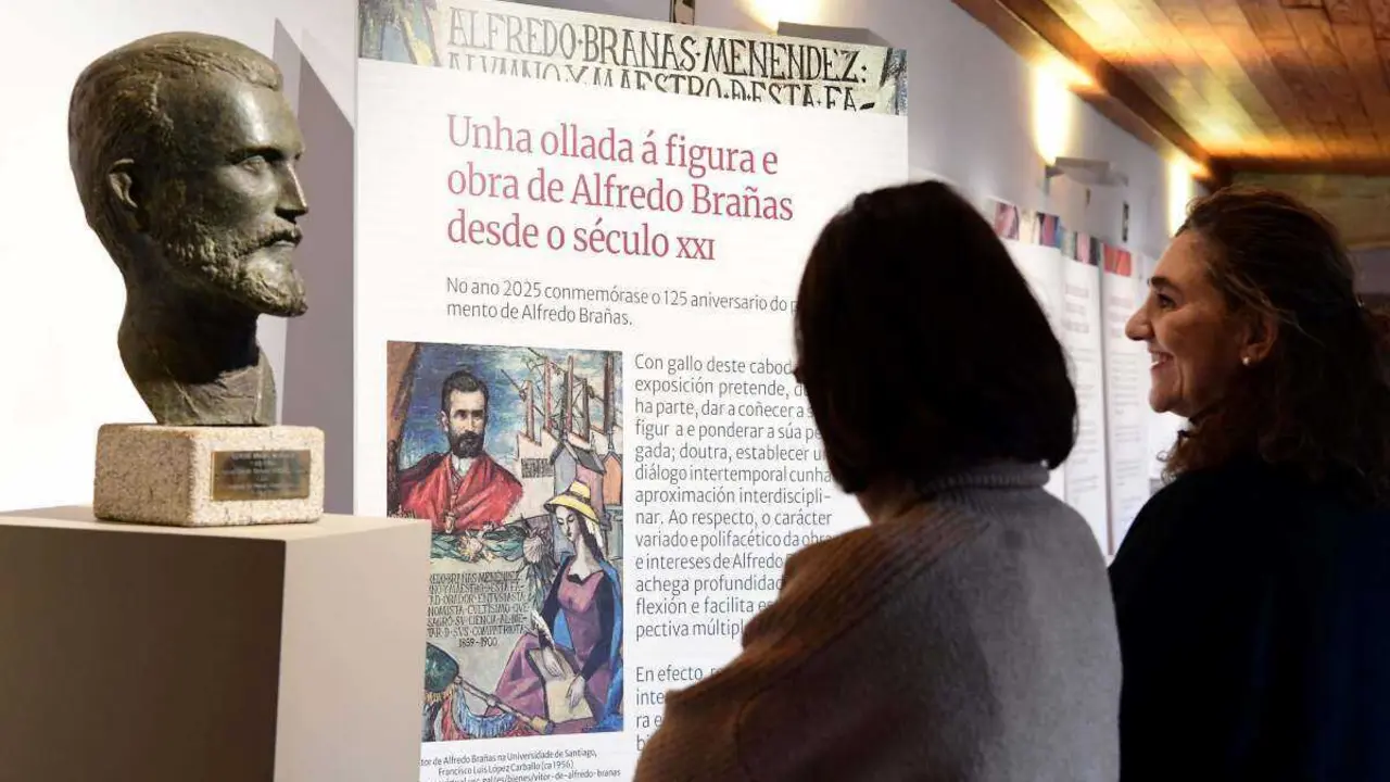 A mostra lanza unha ollada &aacute; obra de Bra&ntilde;as desde o s&eacute;culo XXI. (Foto: Santi Alvite)