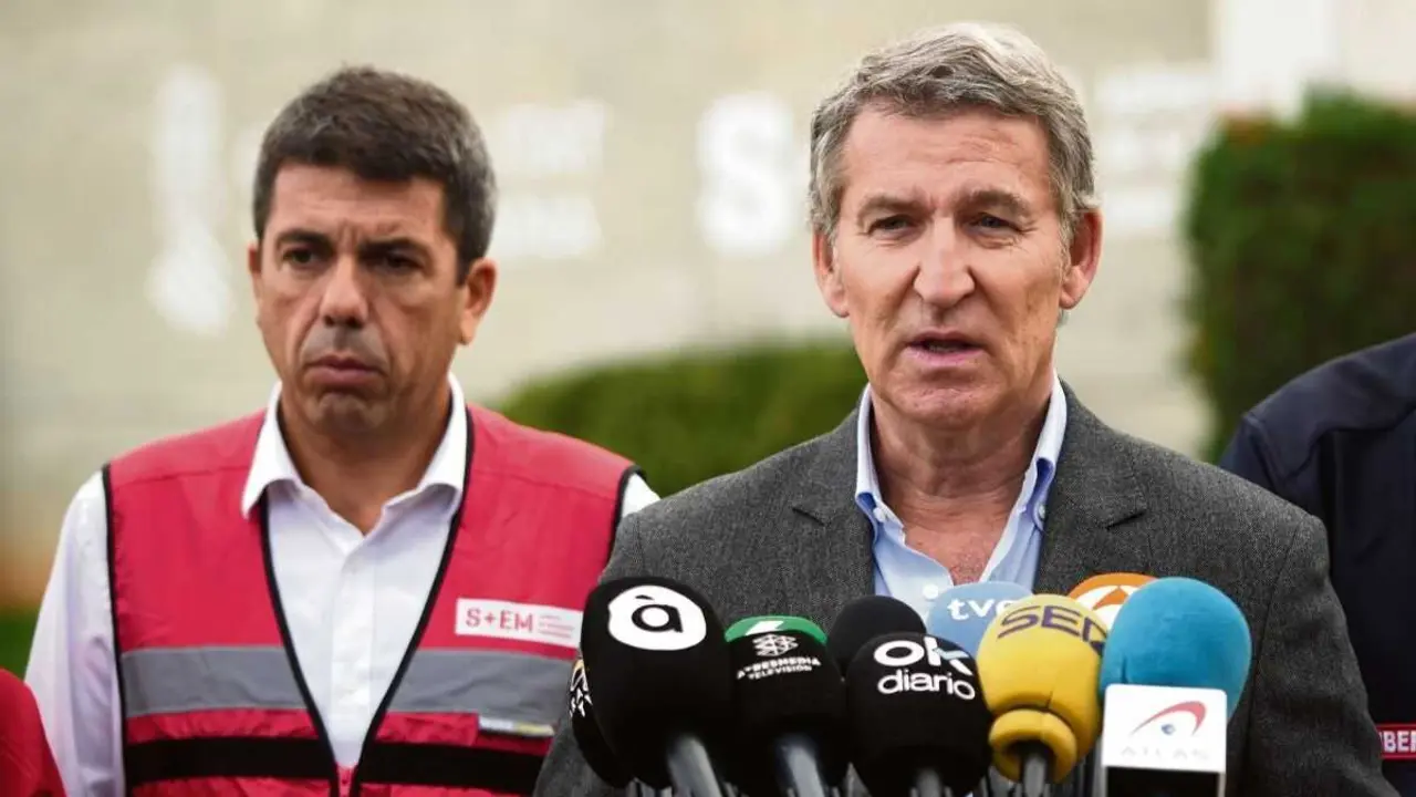 Carlos Maz&oacute;n e Alberto N&uacute;&ntilde;ez Feixoo. (Foto: Jorge Gil / Europa Press)