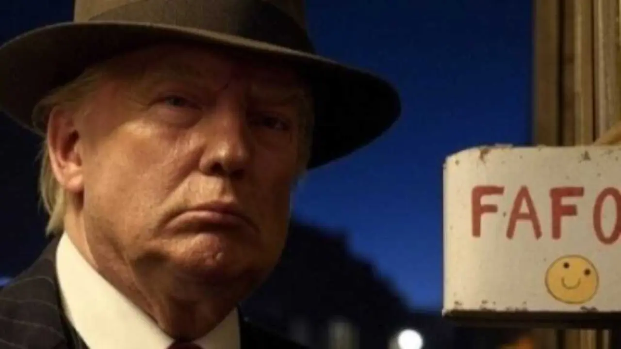 Unha das publicaci&oacute;ns de Donald Trump nas emprega o termo 'FAFO'. (Foto: Donald Trump)