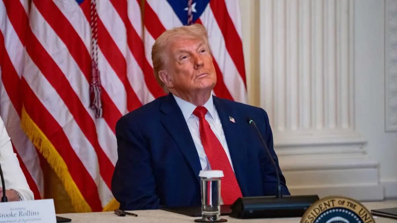 O presidente dos Estados Unidos, Donald Trump. (Foto: Andrew Leyden / ZUMA Press Wire / dp / DPA)