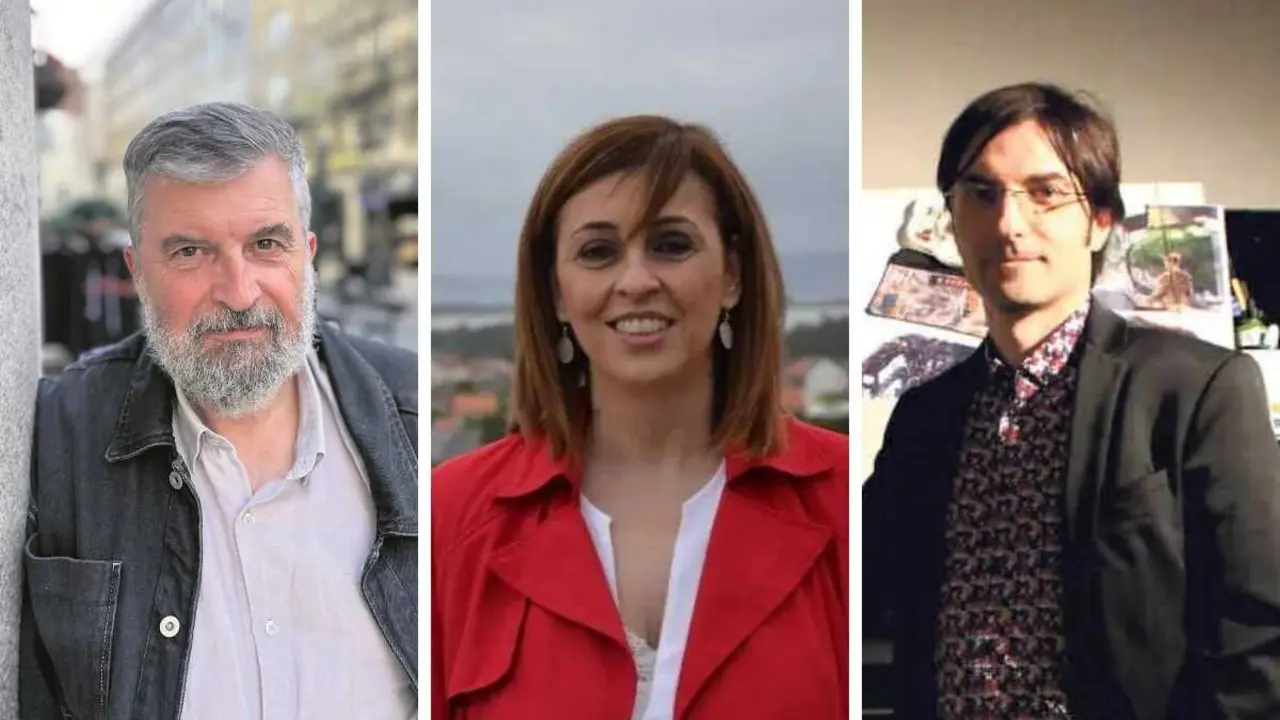Manuel Bragado, Montse Fajardo e Kiko Dasilva. (Foto: Xan Carballa - N&oacute;s Diario - Ana Isabel Rey Lamas)