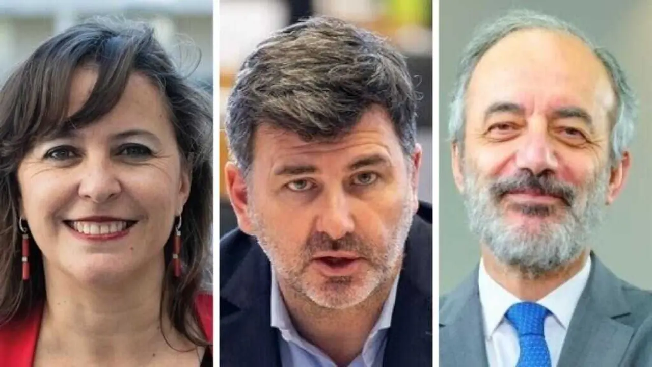 Ana Miranda, Nicol&aacute;s Gonz&aacute;lez Casares e Francisco Jos&eacute; Mill&aacute;n Mon. (Foto: Europa Press)