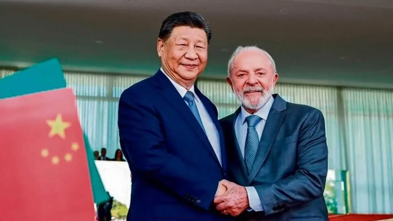 Xi Jinping e Lula da Silva. (Foto: Planalto)