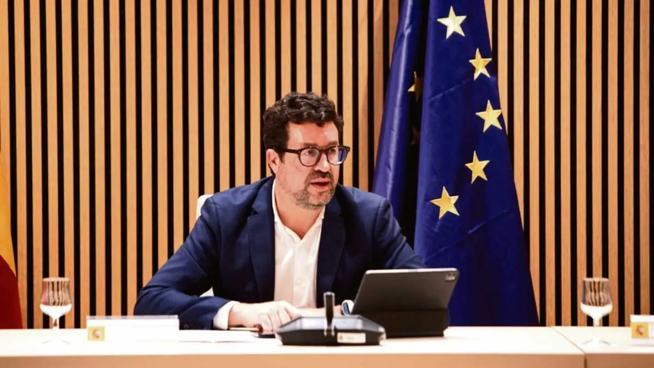 O secretario de Estado de Traballo, Joaqu&iacute;n P&eacute;rez Rey, este 26 de xaneiro. (Foto: Ministerio de Traballo)