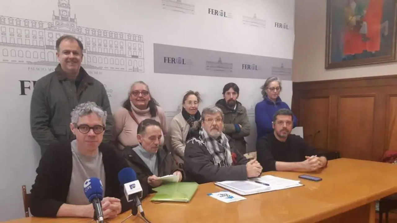 Este 2 de febreiro na rolda de prensa. (Foto: Cedida)