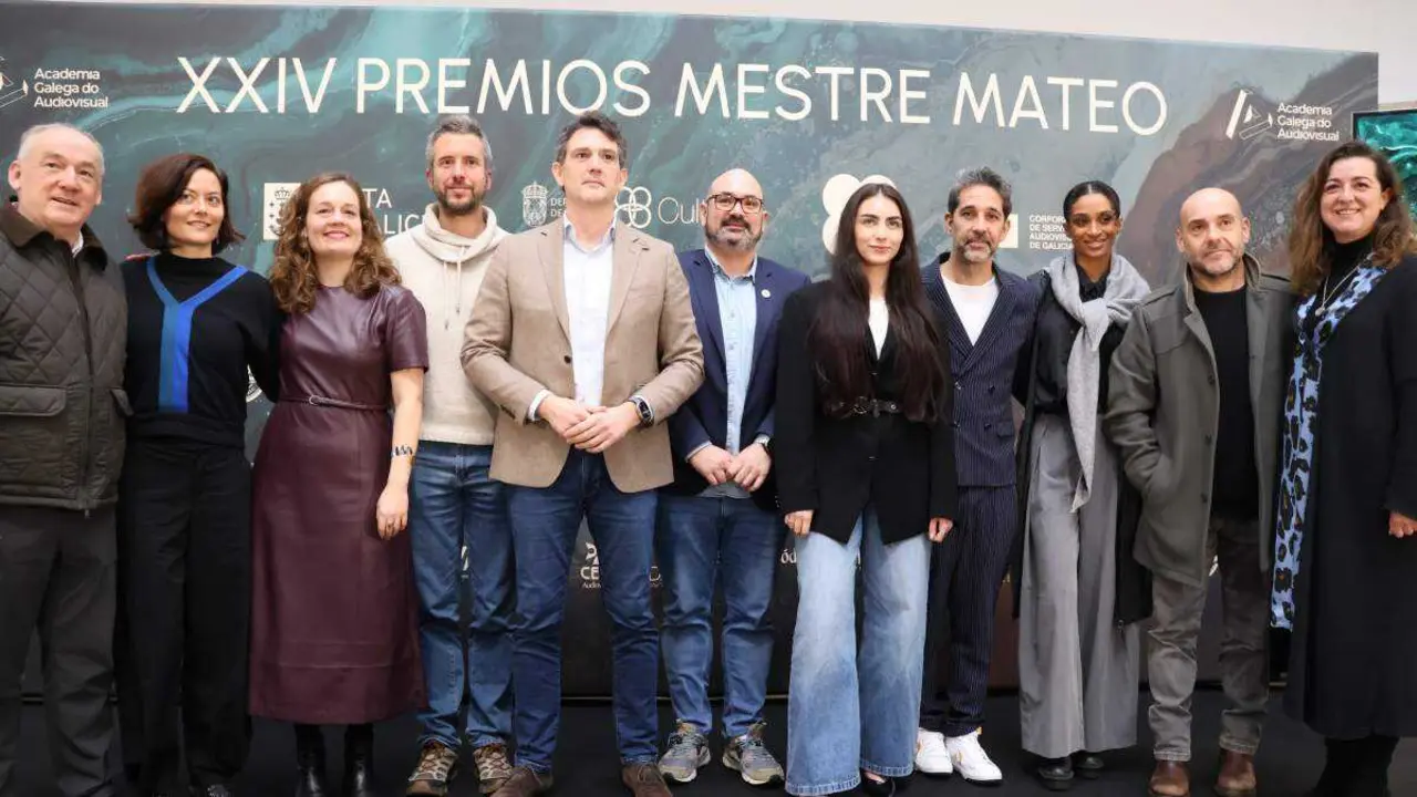 Anuncio dos finalistas dos Mestre Mateo, esta terza feira. (Foto: Deputaci&oacute;n de Lugo)