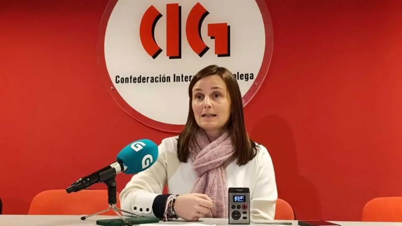 A secretaria nacional da CIG-Ensino, Laura Arroxo. (Foto: N&oacute;s Diario)