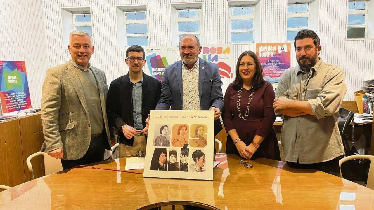 Garc&iacute;a, Arca, Angueira, Gonz&aacute;lez e Pazos, esta cuarta feira.