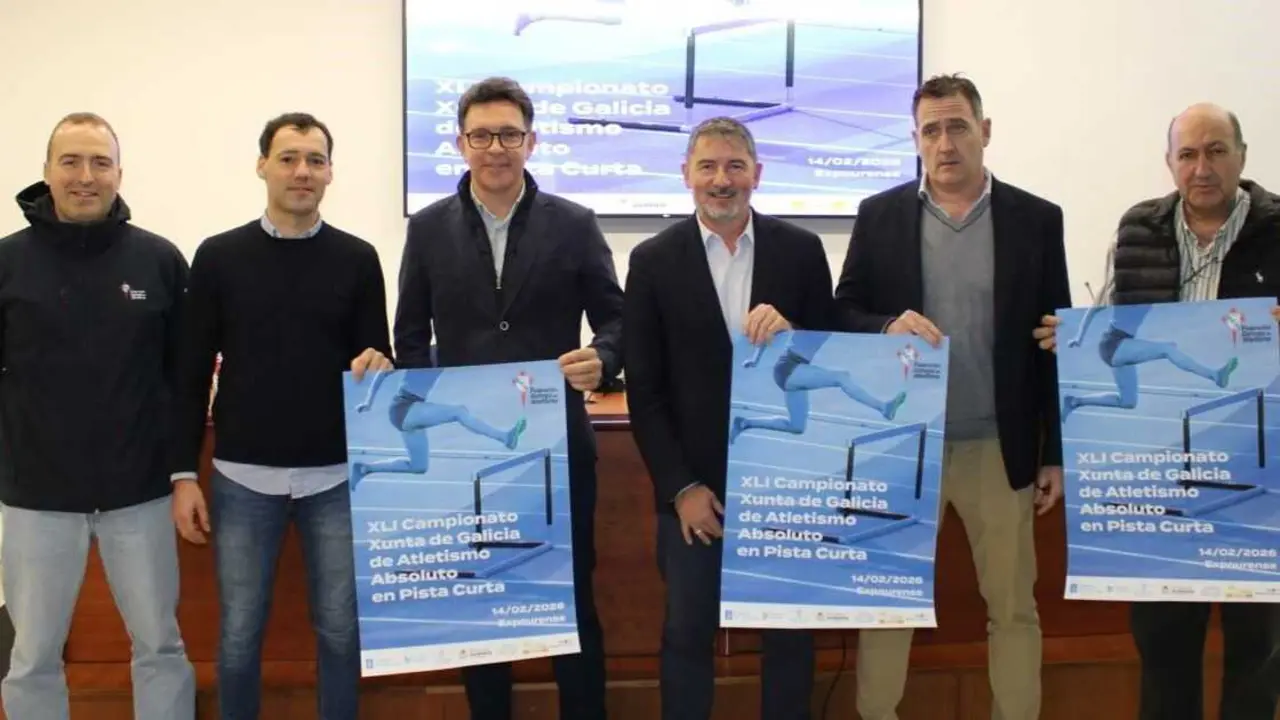 Presentaci&oacute;n do campionato Xunta de Galicia absoluto de pista curta. (Foto: FGA)