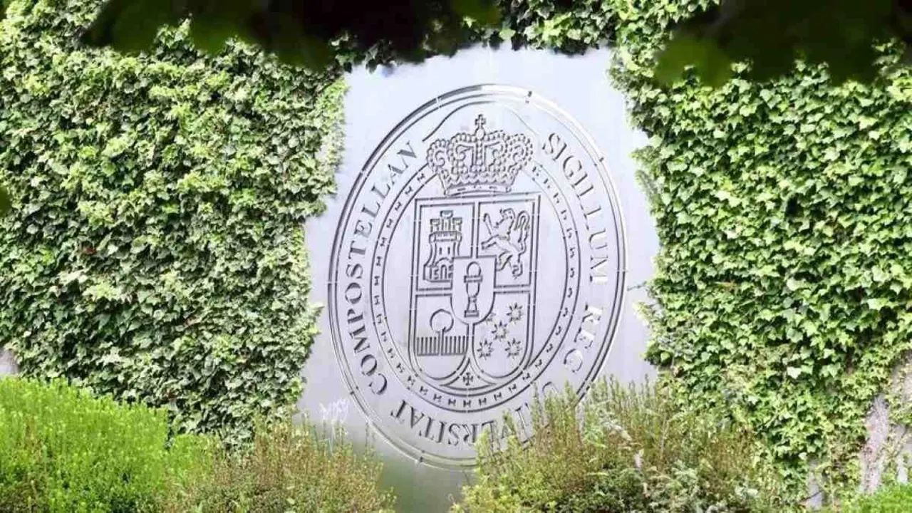 Escudo da Universidade de Santiago de Compostela (USC). (Foto: USC)
