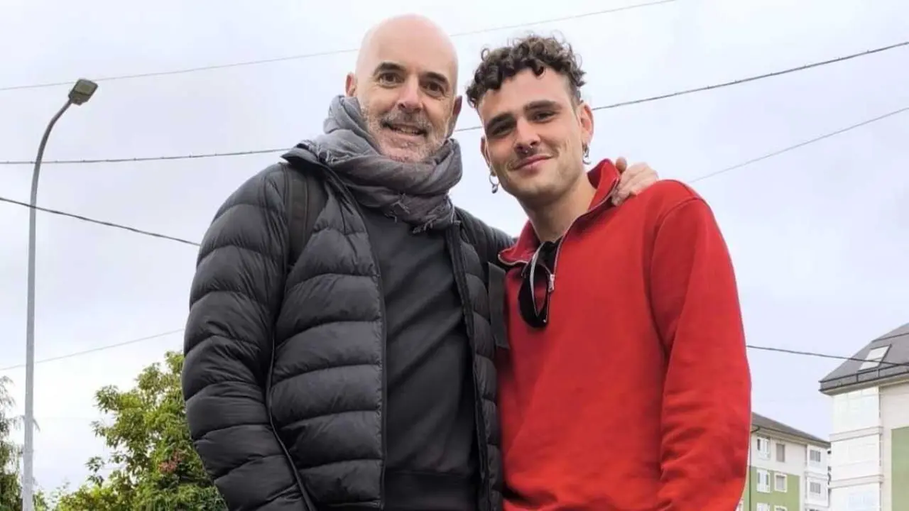 Xabier D&iacute;az e Mondra. (Foto: Xabier D&iacute;az)