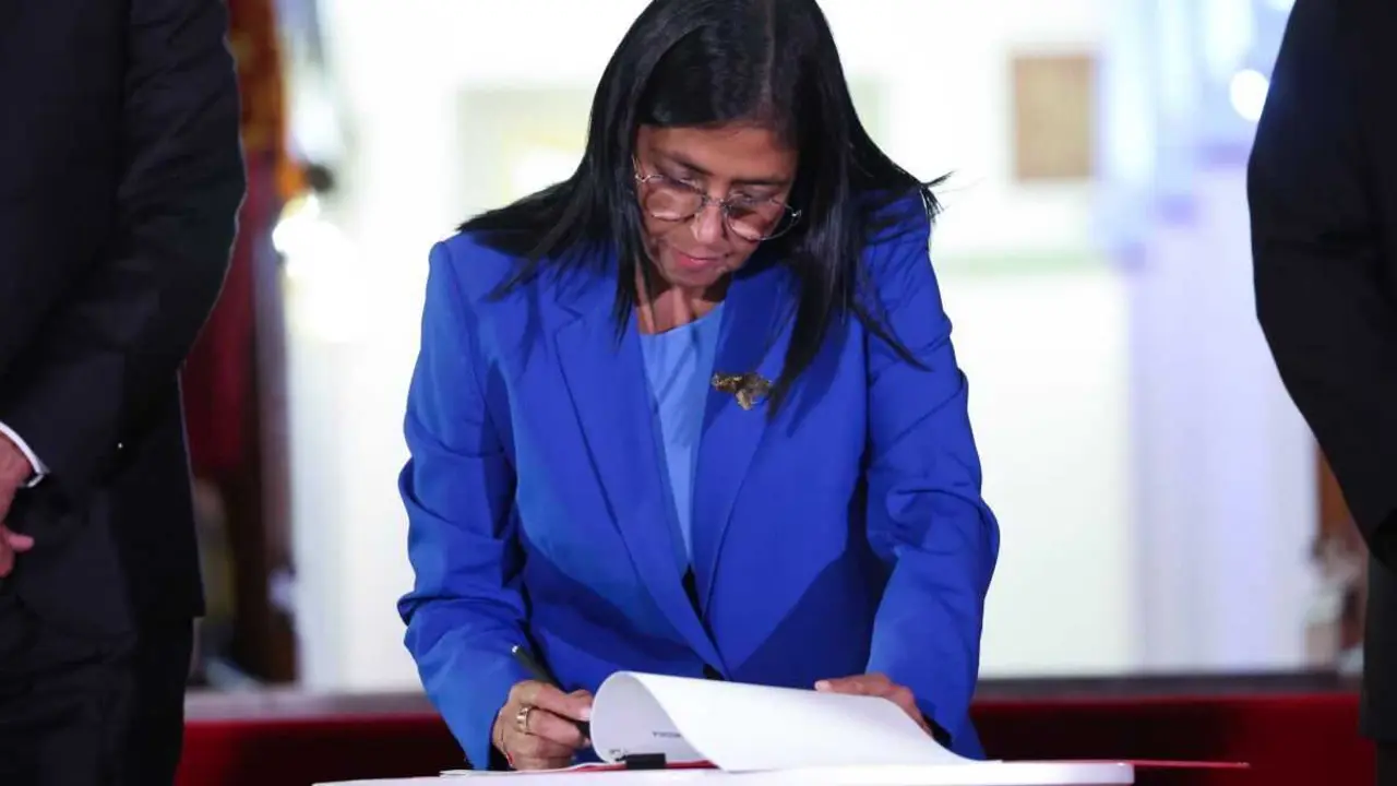 A presidenta encargada Delcy Rodriguez. (Foto: Presidencia de Venezuela)