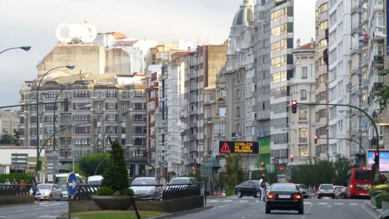 Vivendas na cidade da Coru&ntilde;a. (Foto: VEOy.com)
