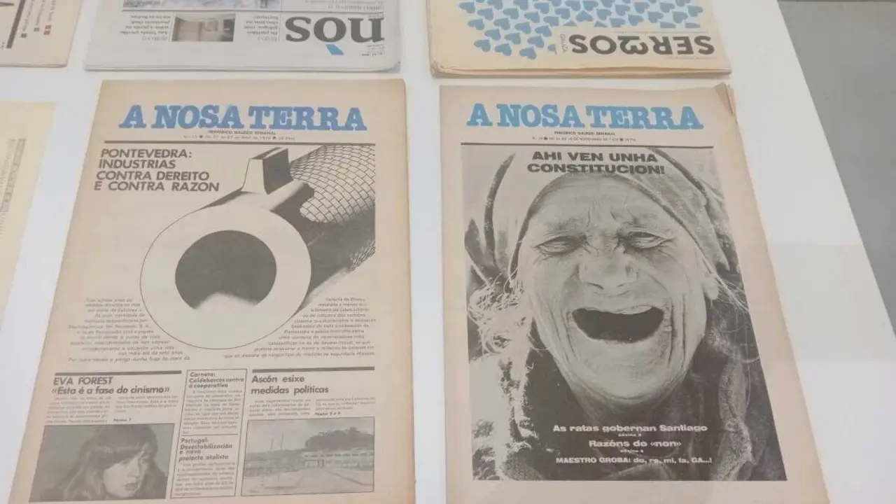 Dese&ntilde;o da hist&oacute;rica cabeceira 'A Nosa Terra'.