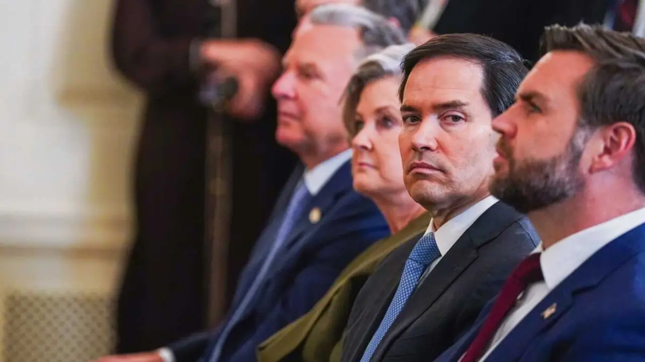 Steven Witkoff, Susie Wiles, Marco Rubio e James David Vance. (Foto: Europa Press / Contacto / Will Oliver )