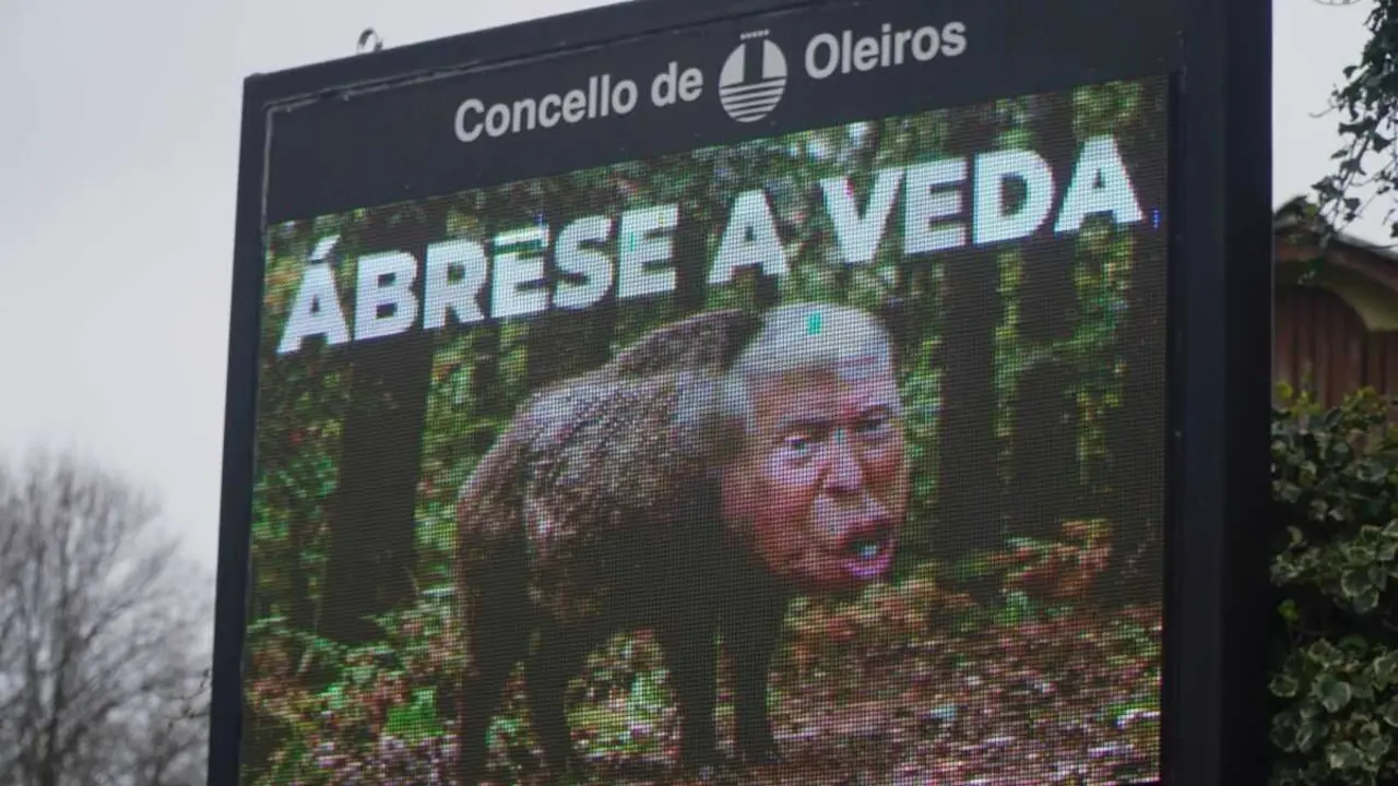 Campa&ntilde;a do Concello de Oleiros. (Foto:  Gustavo de la Paz / Europa Press)