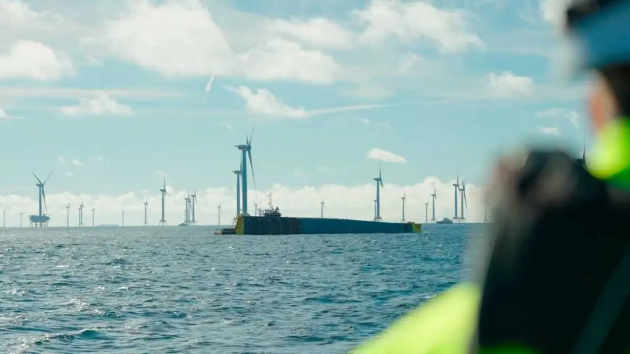 Parque e&oacute;lico mari&ntilde;o. (Foto: Iberdrola)