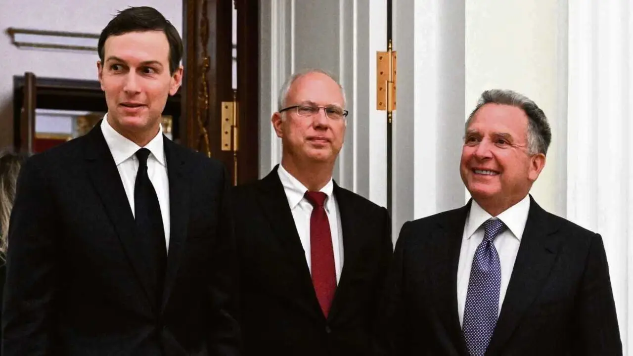 Jared Kushner, Kirill Dimitriev e Steve Witkoff. (Foto: Europa Press / Contacto / Kristina Kormilitsyna)