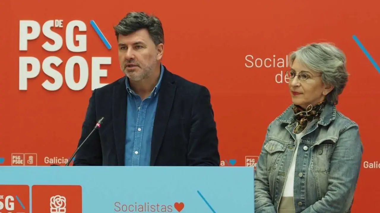 Nicol&aacute;s Gonz&aacute;lez Casares e Silvia Longueira, esta sexat feira. (Foto: N&oacute;s Diario)