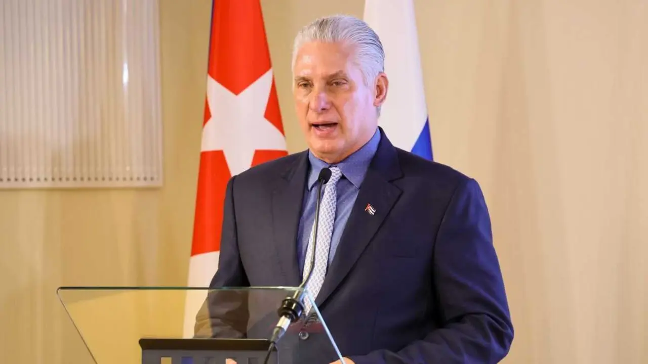 O presidente de Cuba, Miguel D&iacute;az-Canel. (Foto: Europa Press / Contacto / Sergei Savostyanov)