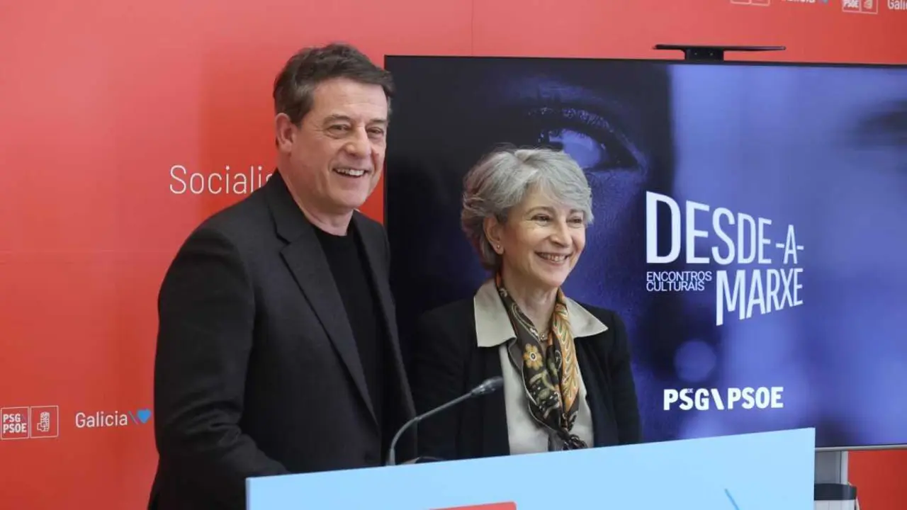 Jos&eacute; Ram&oacute;n G&oacute;mez Besteiro e Silvia Longueira, esta segunda feira. (Foto: N&oacute;s Diario)