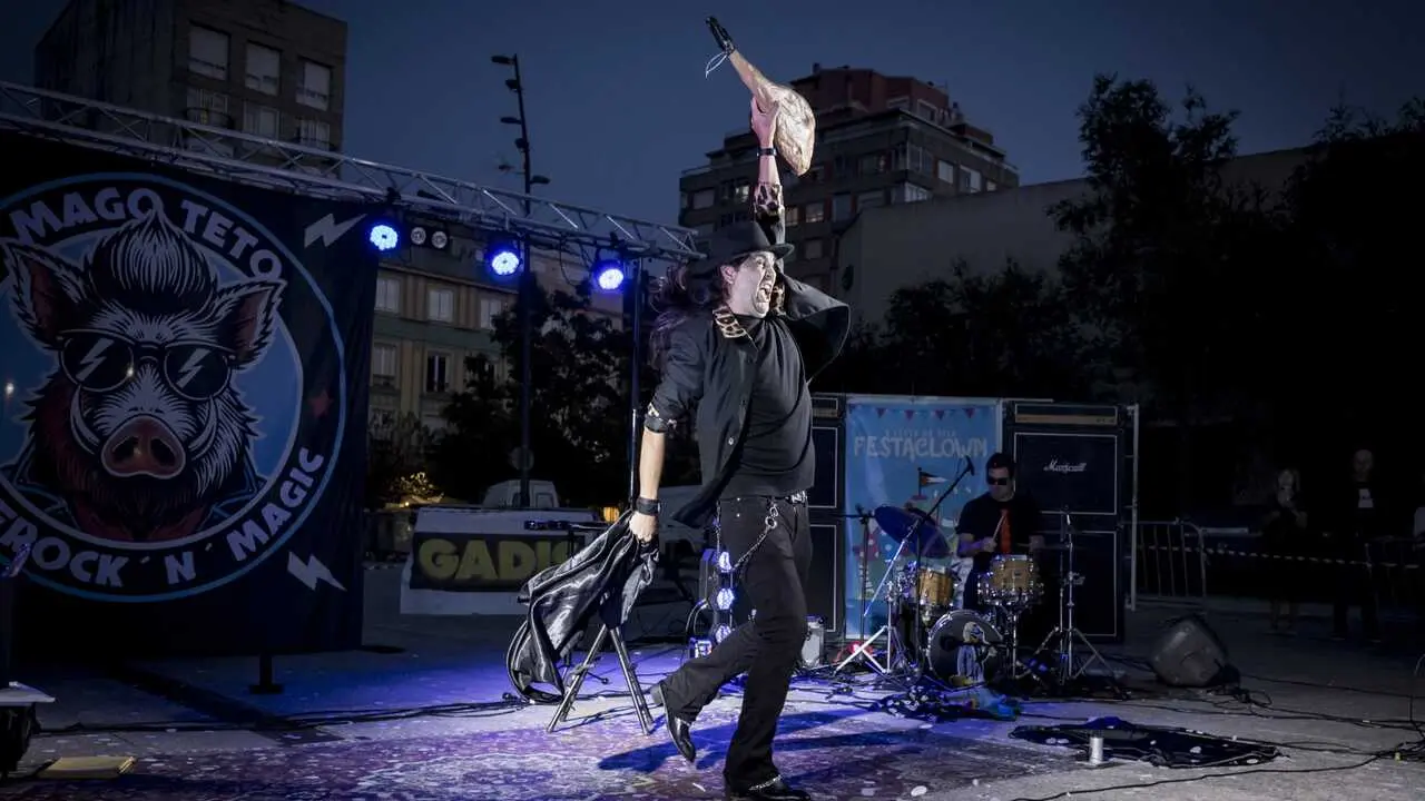 Mago Teto. FestaclownRoc&iacute;o Cibes23/08/25