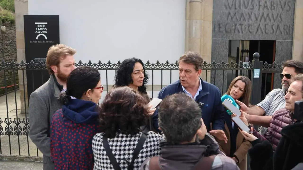 Bustos, Abelleira, Besteiro e M&eacute;ndez. (Foto: N&oacute;s Diario)