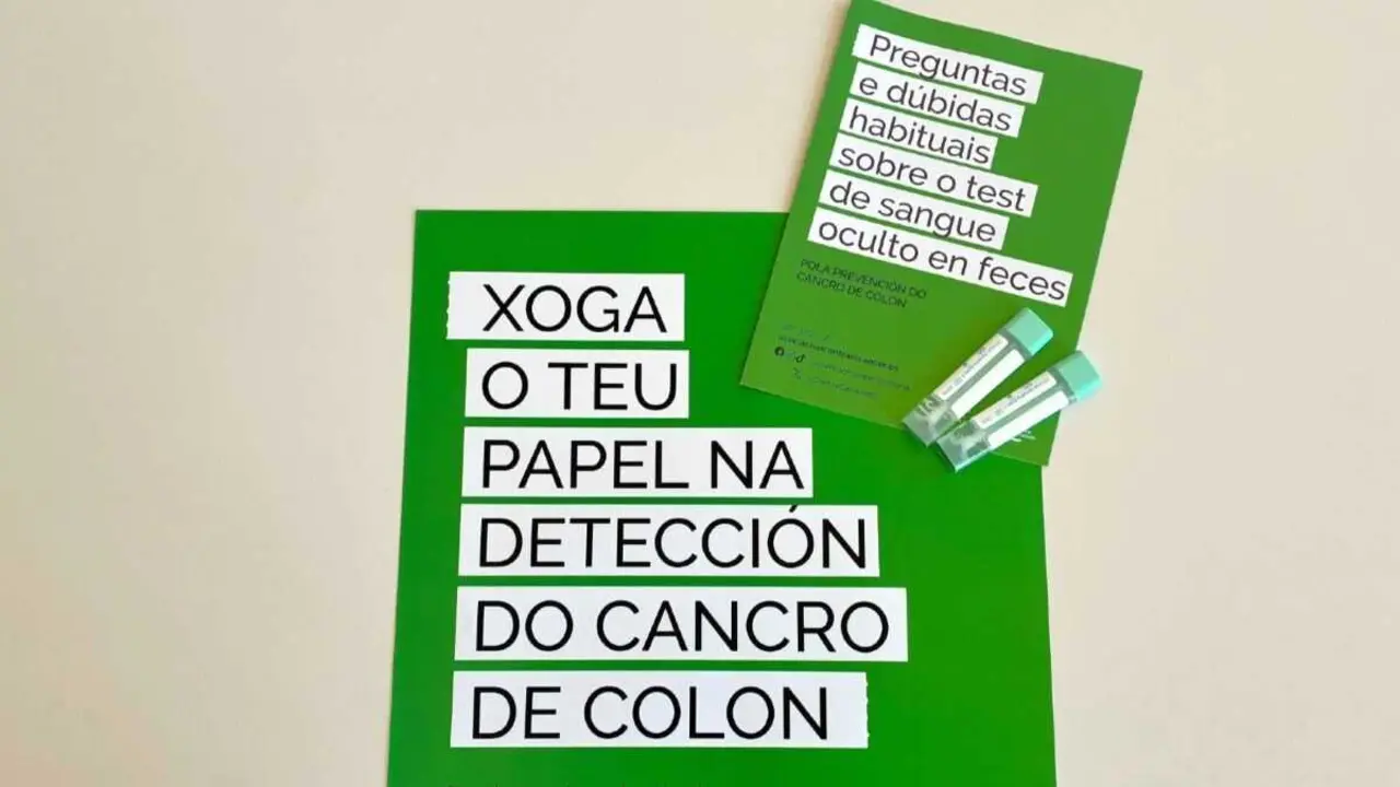 Cribado para detectar o cancro de colon. (Foto: Asociaci&oacute;n contra o cancro A Coru&ntilde;a)