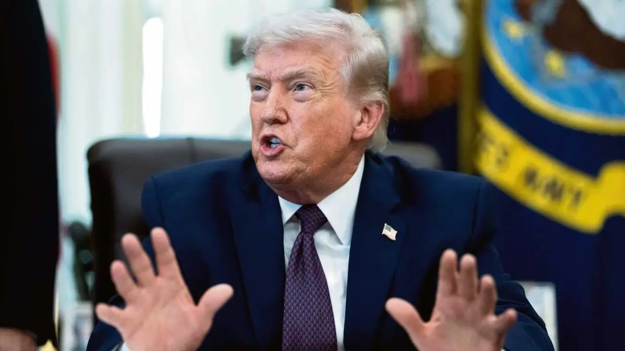 O presidente dos EUA, Donald Trump. (Foto: Europa Press / Contacto / Aaron Schwartz - Pool via CN)