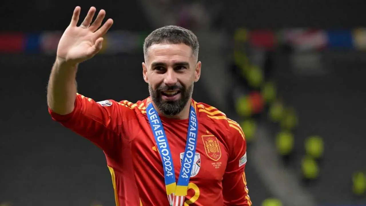Arquivo. O xogador de f&uacute;tbol Dani Carvajal (Foto: Federico Gambarini dpa)