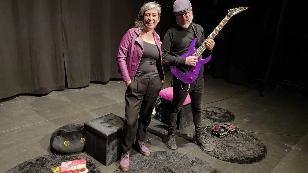 Espect&aacute;culo de Rilo e Iglesias a homenaxear Bego&ntilde;a Caama&ntilde;o.