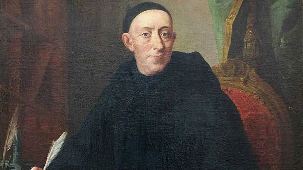 Retrato p&oacute;stumo do Padre Feixoo (1676-1764). (Foto: Mariano Salvador Maella)