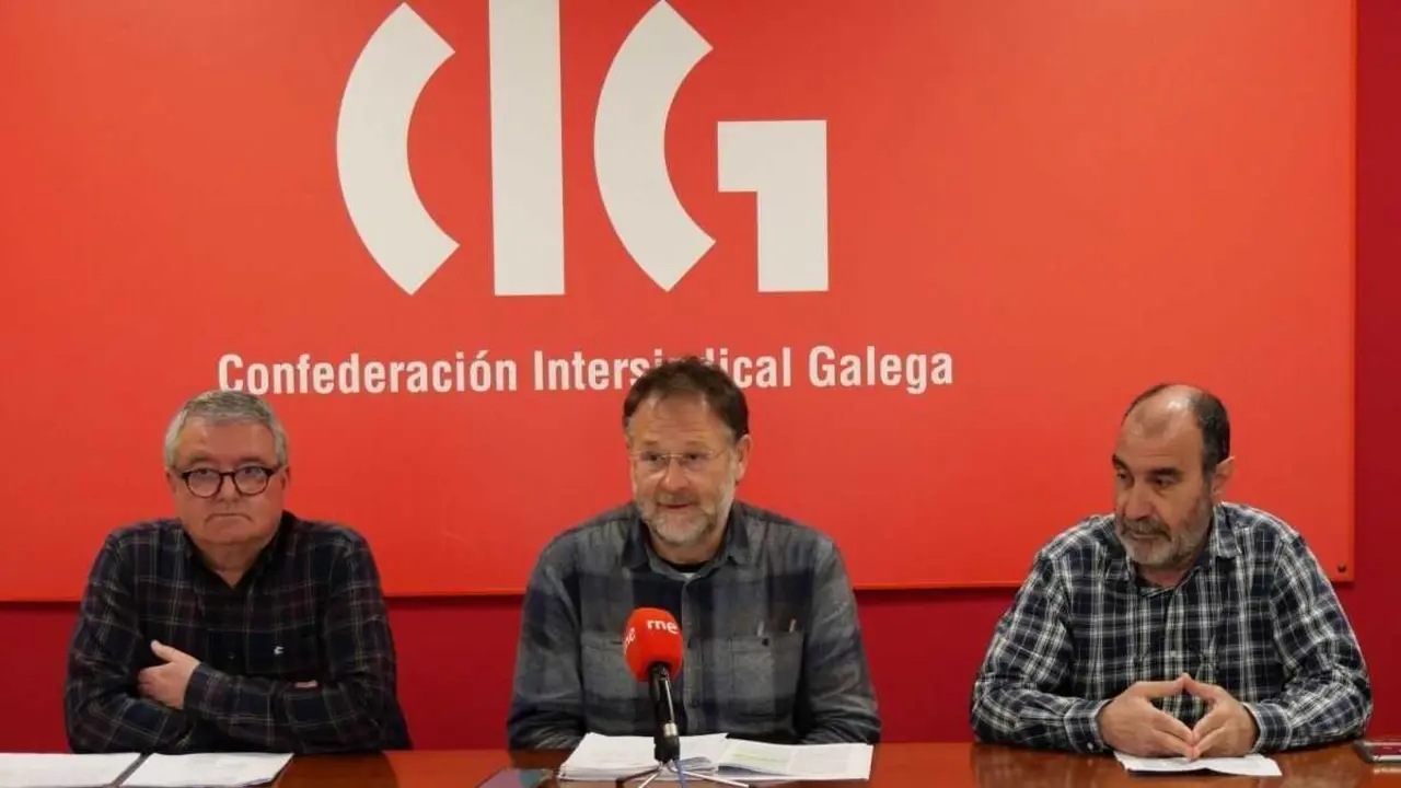 Quico da Silva, Paulo Carril e Fernando Branco, esta terza feira. (Foto: N&oacute;s Diario)